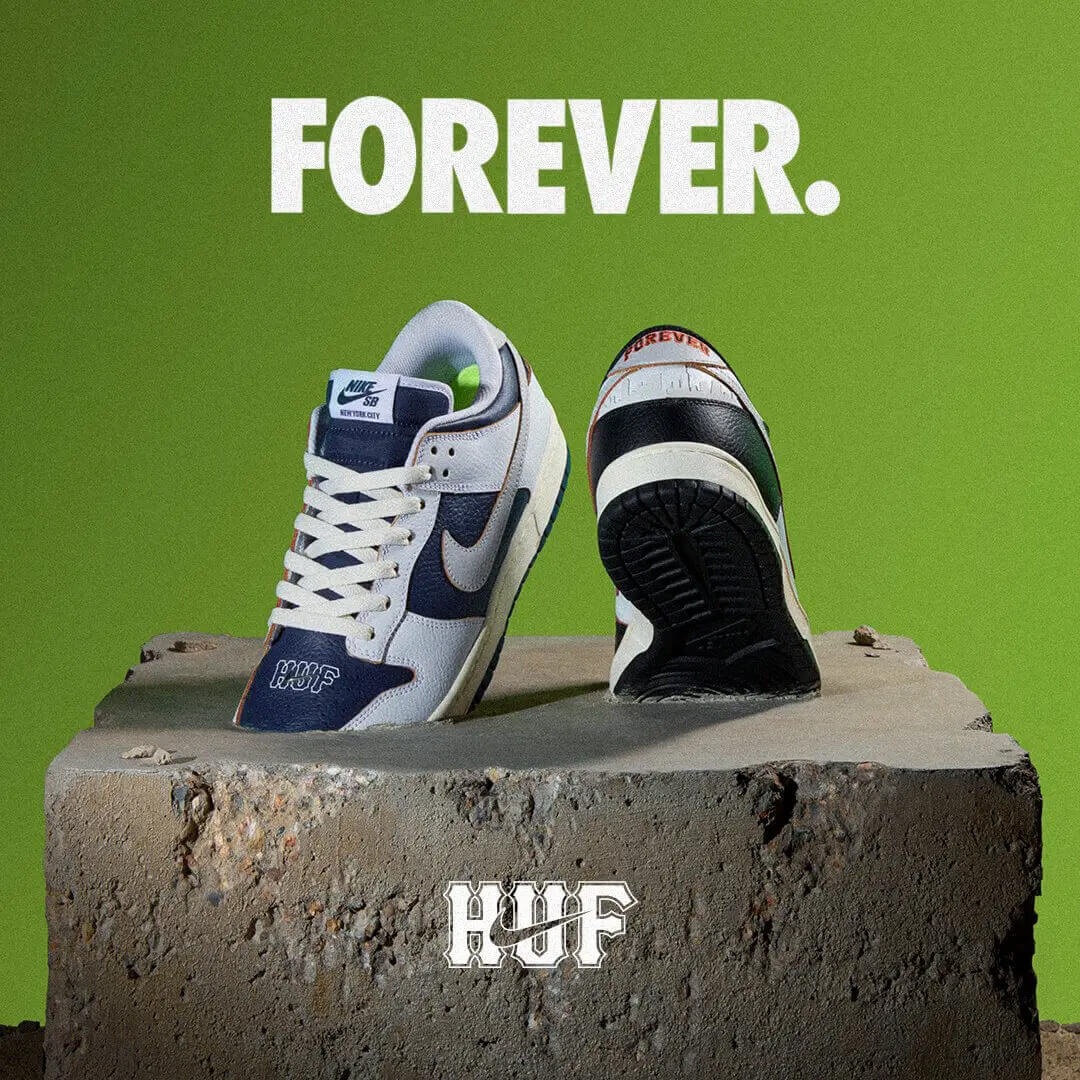 HUF × Nike SB Dunk Low "San Francisco"