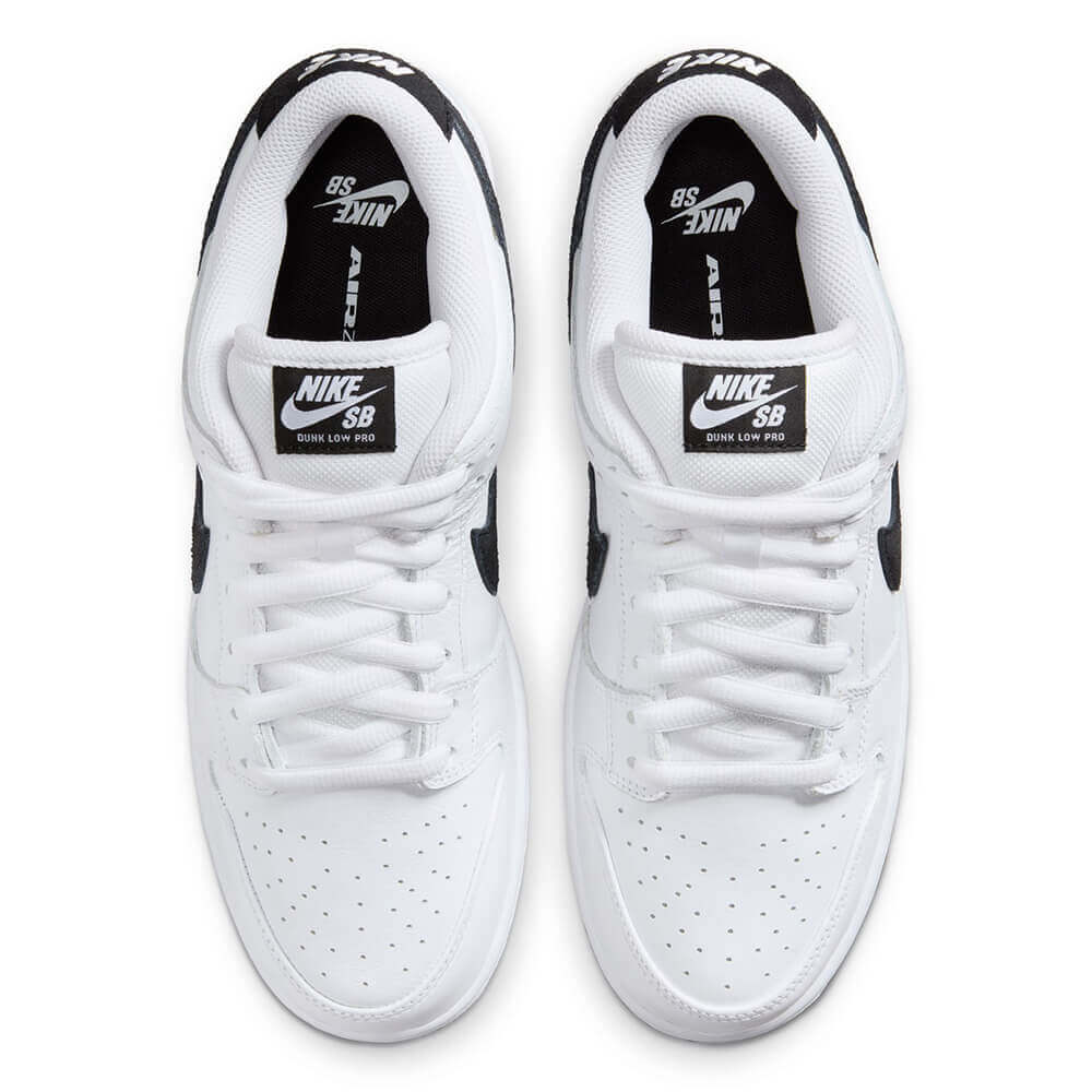 NIKE SB DUNK LOW PRO WHITE BLACK WHITE HF3704 100